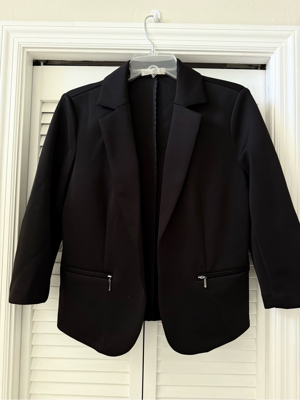 Black Women's Tailored Blazer Jacket